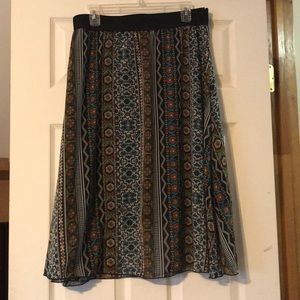 Mid length skirt